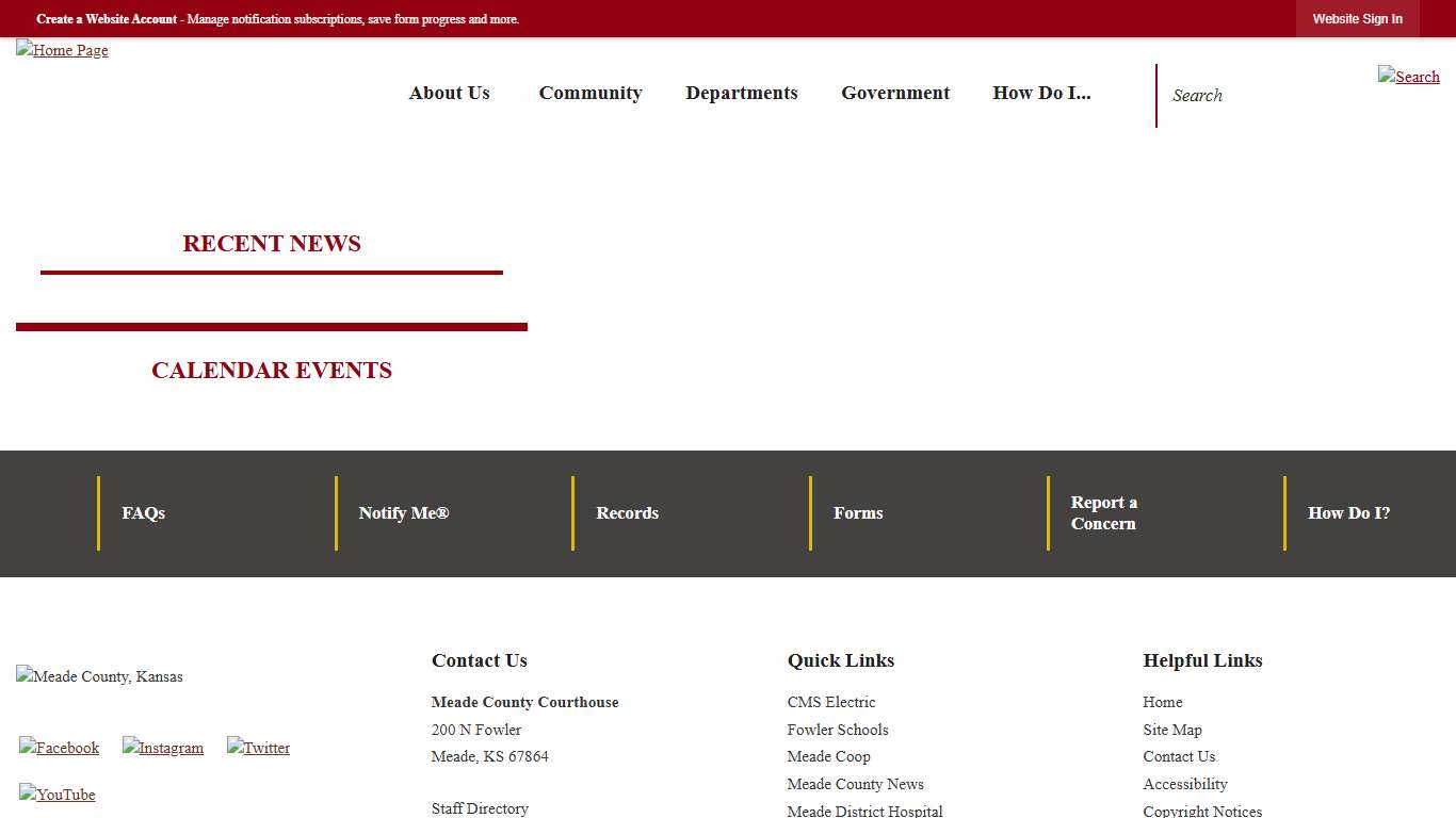 Meade County, KS Official Website