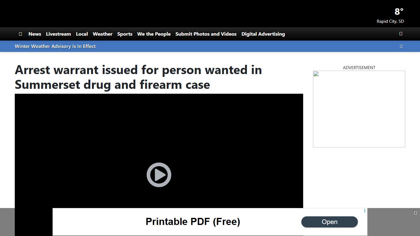 Arrest warrant issued after Summerset drug & firearm indictment